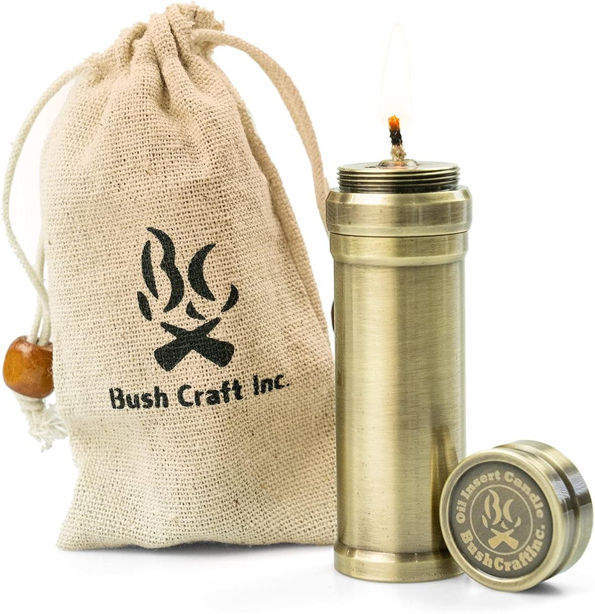 Bush Craft Bushcraft Oil Insert Candle 45 2.0 Brass Color 45Mm image number 1