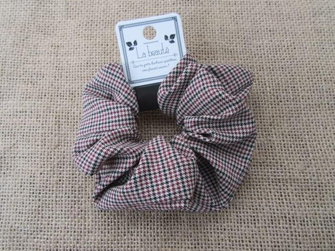 12Pcs Peony Elastic Scrunchies Hair Elastic Mixed