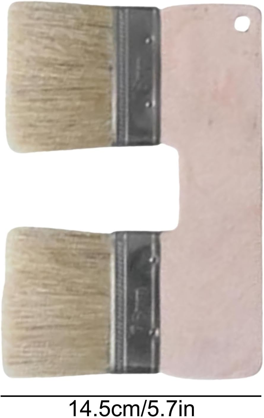 3-Inch Art Paint Construction Tool, Double-Ended Art Brush, Double Art Brush Paint, Double Brush Wall Brush Painting Tool, Texture Brush for Art Crafts, Painter image number 1