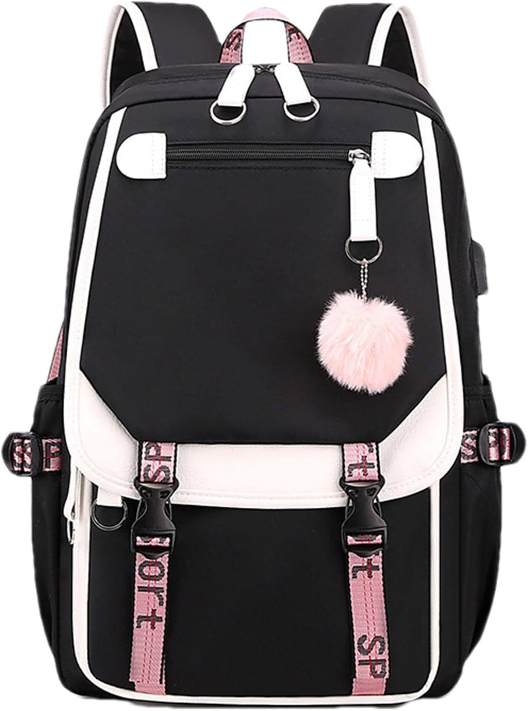 Laptop Backpack for Girls | Women'S High School Backpack with USB Port for School Supplies,27L Waterproof Backpack, Durable and Long-Lasting School Bag image number 3