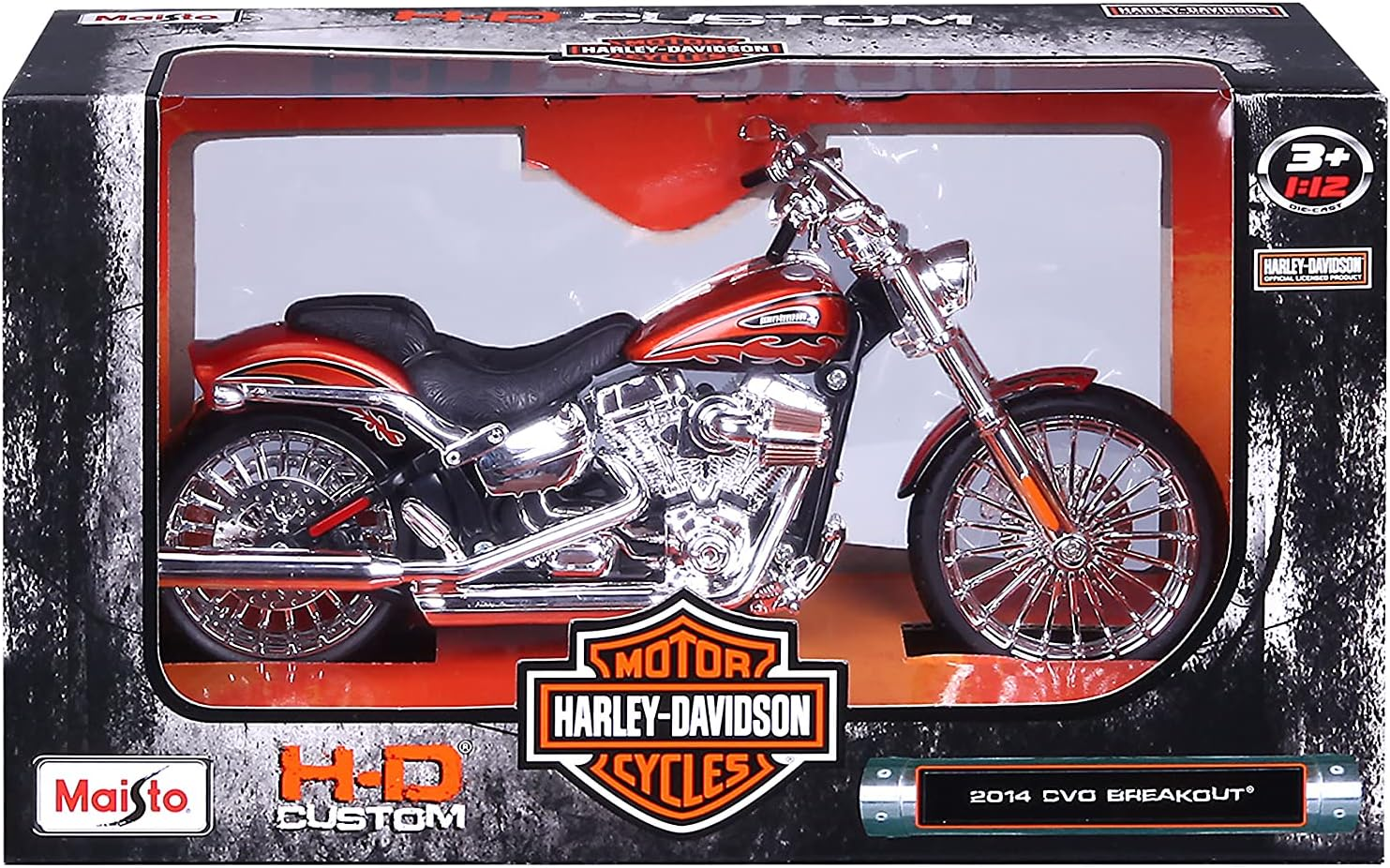 Maisto 32327 1:12 Scale CVO Breakout Model Motorcycle image number 5