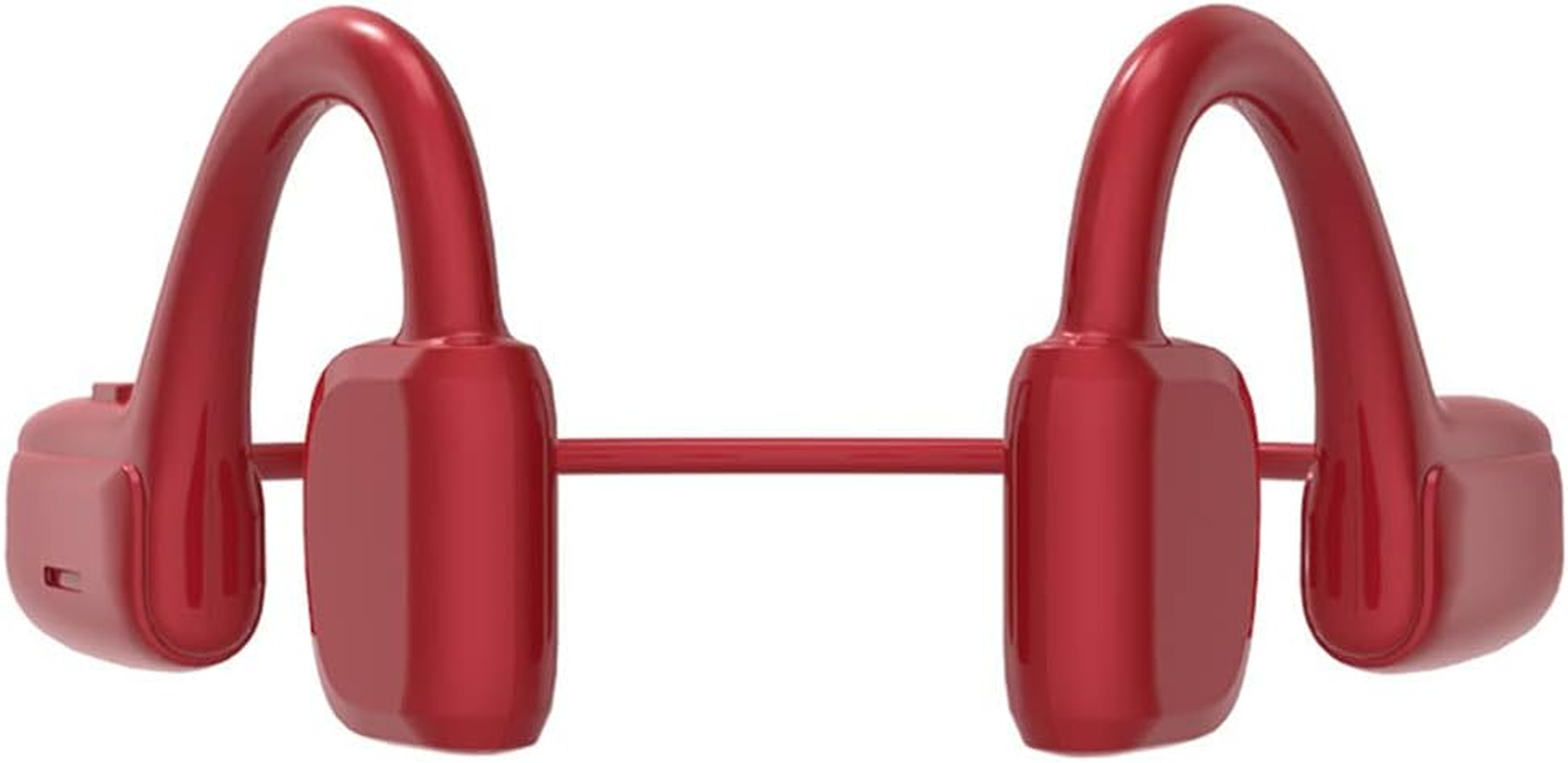 Bone Conduction Headphones, Sport Running Headphones, Bluetooth 5.0 Wireless Sports Headsets, for Running, Hiking, Driving, Bicycling,Red