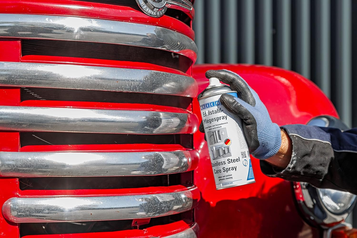 WEICON Stainless Steel Care Spray | 400 Ml | Anti-Static Cleaning and Care image number 2