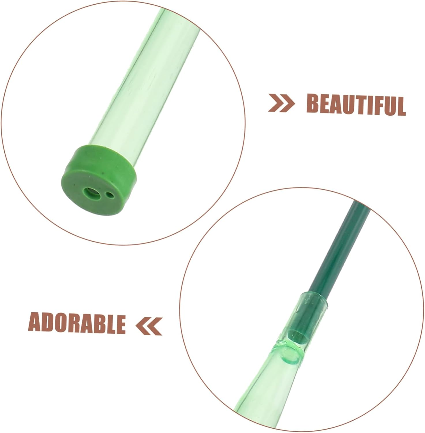 5Sets Flower Water Tubes for Fresh Flowers Culture Tubes Floral Water Vials Plastic Vials Arrangement Tools image number 6