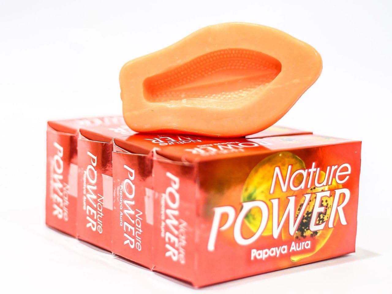 Nature Power Papaya Aura Soap (4 Pieces X 125 G) image number 1