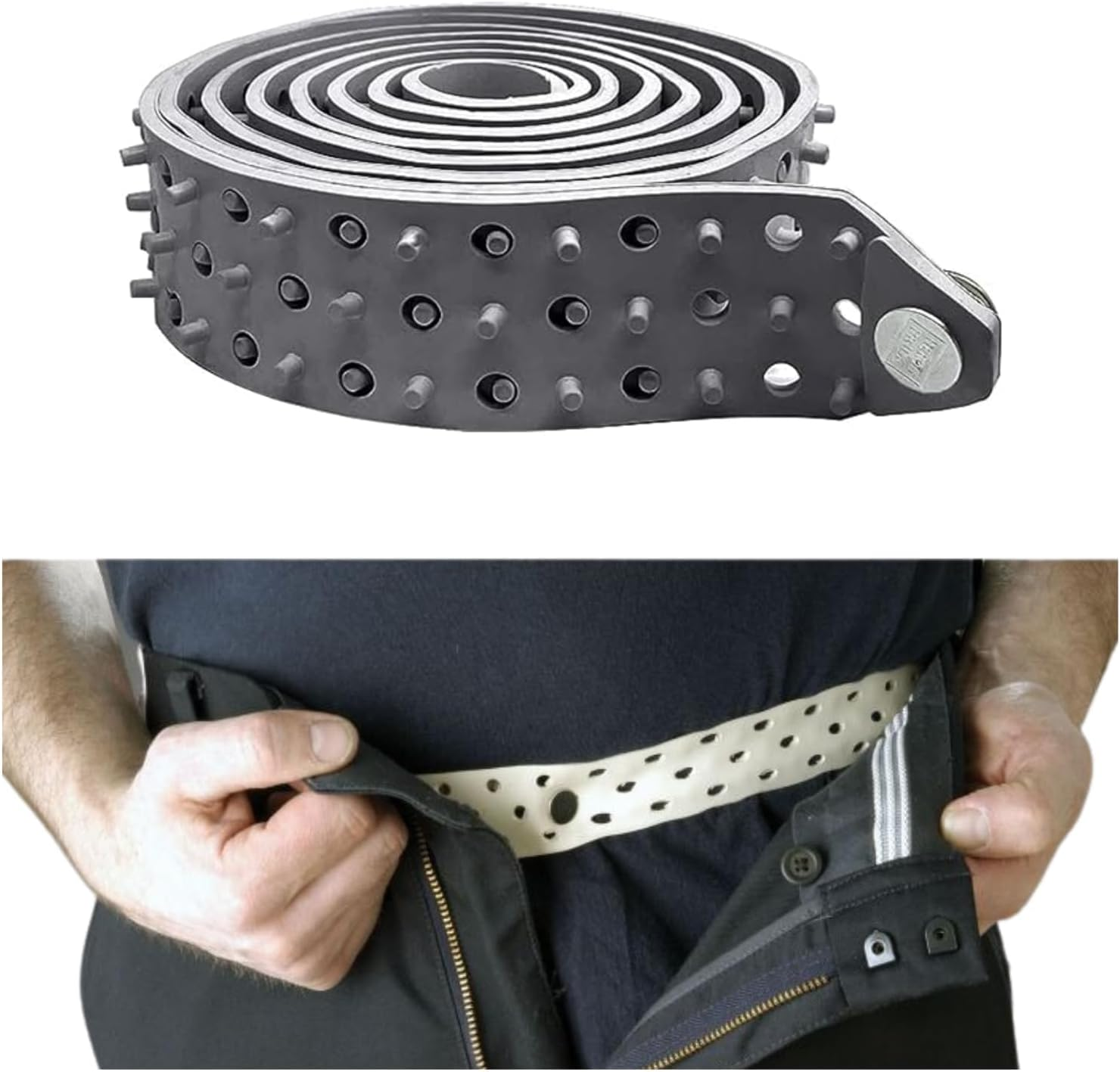 Hero'S Pride Shirt Tailor Rubber Belt - Adjustable Shirt Keeper for Professional & Tucked in Appearance