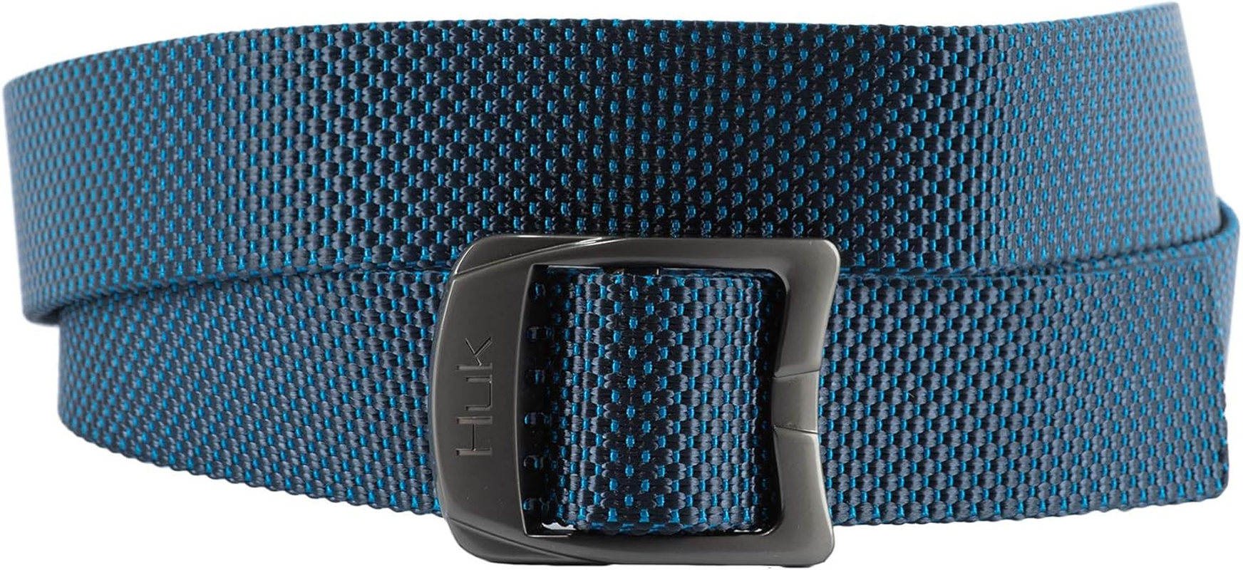 HUK Fishing Nylon Webbing Belt, Adjustable Sizing, Casual, Lifestyle, Quick Dry, 44" Max Length