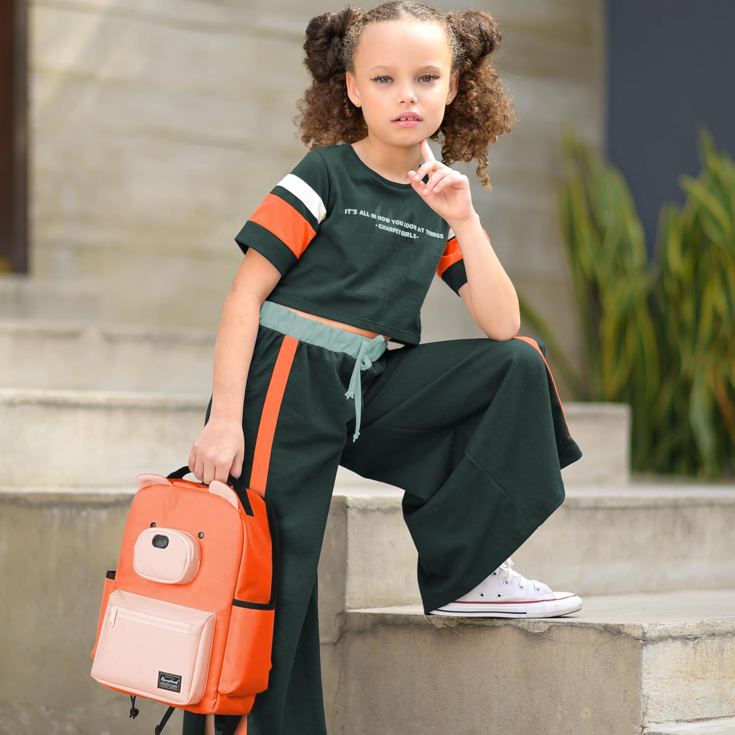 Rangeland Bear Backpack Cute Practical Travel Backpack, Lightweight Casual Daypack image number 5