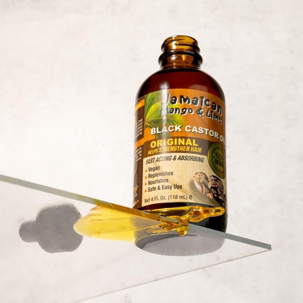 Jamaican Mango and Lime Original Black Castor Oil and Argan Black Castor Oil image number 2