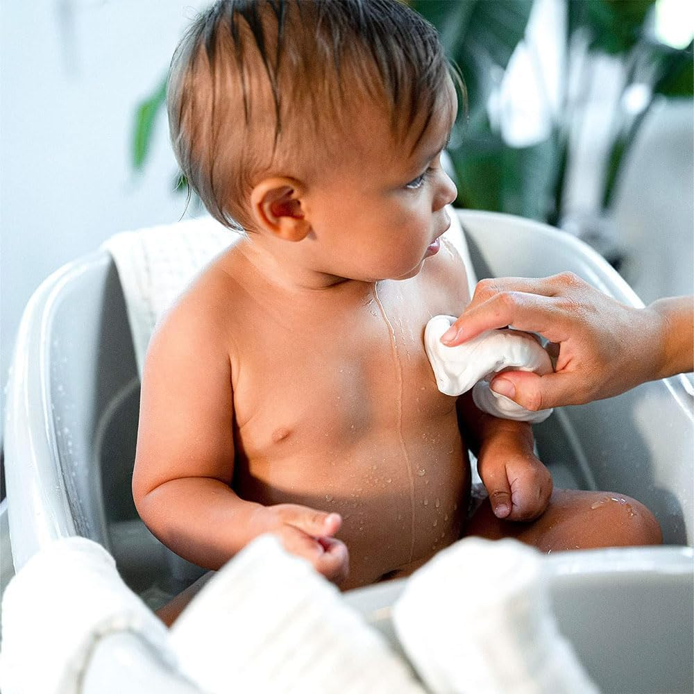 JZS Baby Washcloths, 10 Pack Muslin Cotton Towels Natural Cotton Baby Wipes Soft Newborn Baby Face Towel for Sensitive Skin Baby Shower Registry,30X30Cm