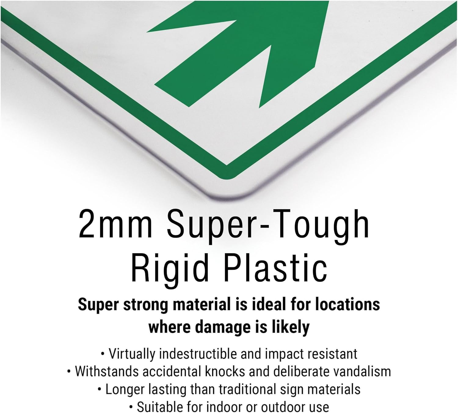 V Safety Baby Changing Symbol 200 X 200 Mm - 2Mm Super-Tough Rigid Plastic Safety Sign image number 2