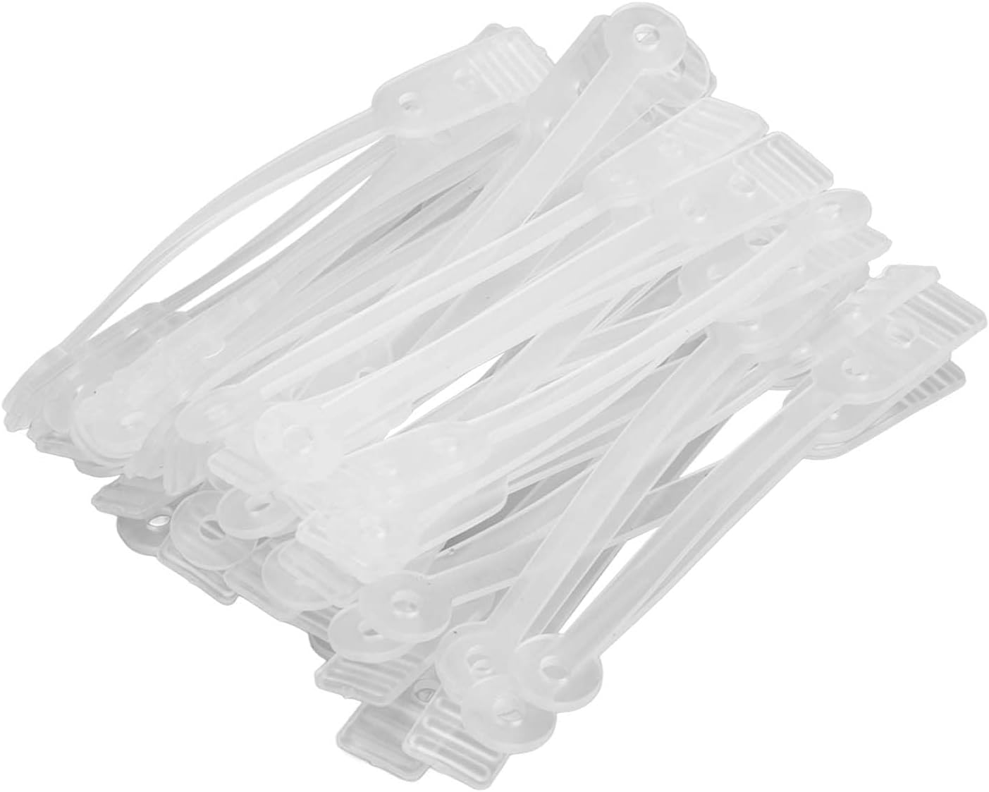 50 Pcs Hanging Perm Bar Tape High Elastic Wavy Silicone Tape Lightweight Reusable Hair Salon image number 2