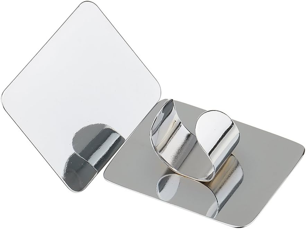 Baosity 2Pcs Nail Art Palette Cosmetic Mixing Palette Set Ring Manicure Nail Tool for Blending Paint Shades Concealers Lipsticks image number 2