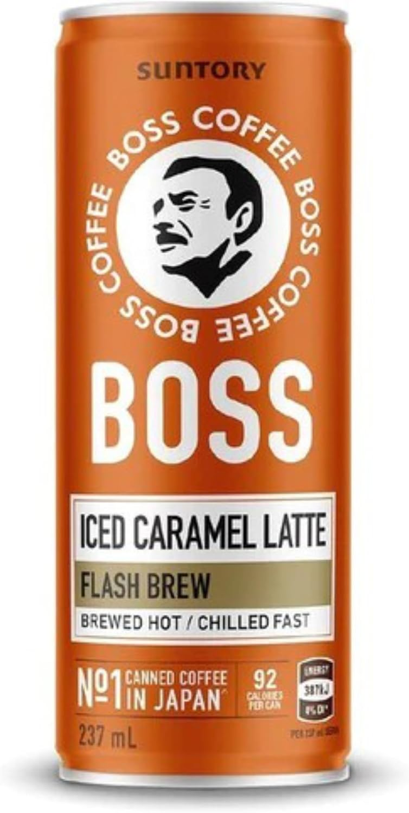 Boss Caramel Latte Iced Coffee 237 Ml (Pack of 12) image number 1