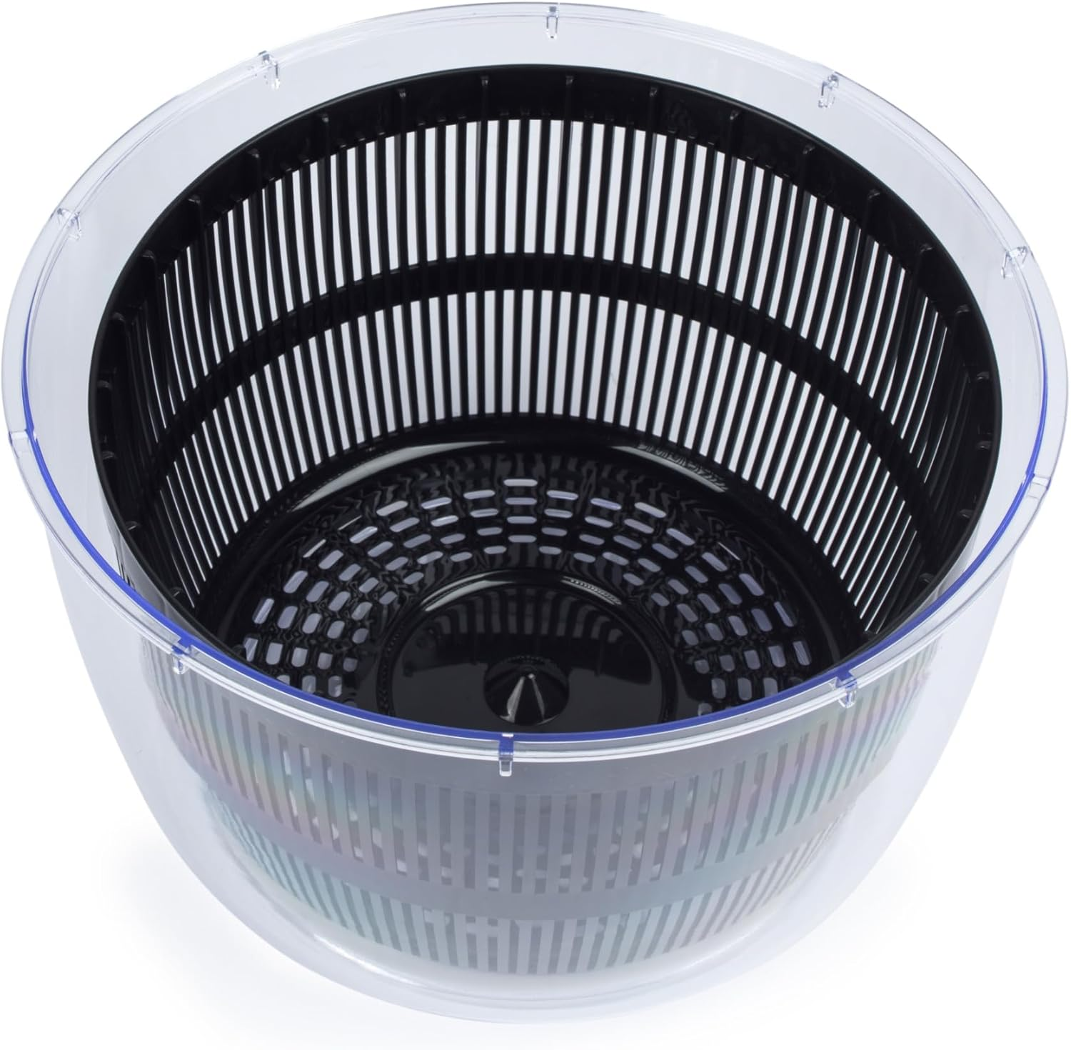 Salter Salad Spinner &ndash; 5 Litres, Washing, Drying, Serving, Salad Preparation, Salad Dryer, Easy Use, Non-Slip Base, Dual Purpose Drainer, Healthy Food/Fresh Salad image number 3