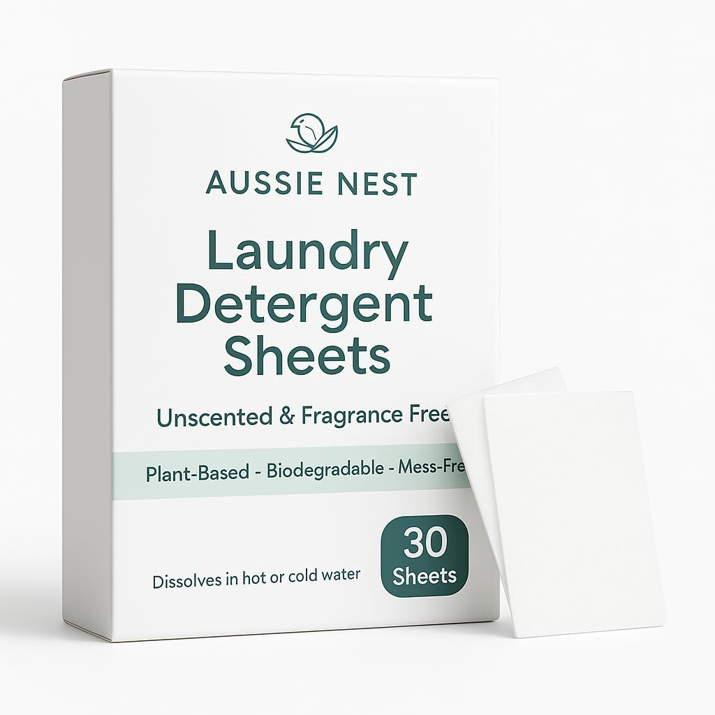 Plant-Based Laundry Detergent Sheets, 30 Count, Biodegradable Concentrated Travel-Friendly Laundry Detergent image number 6