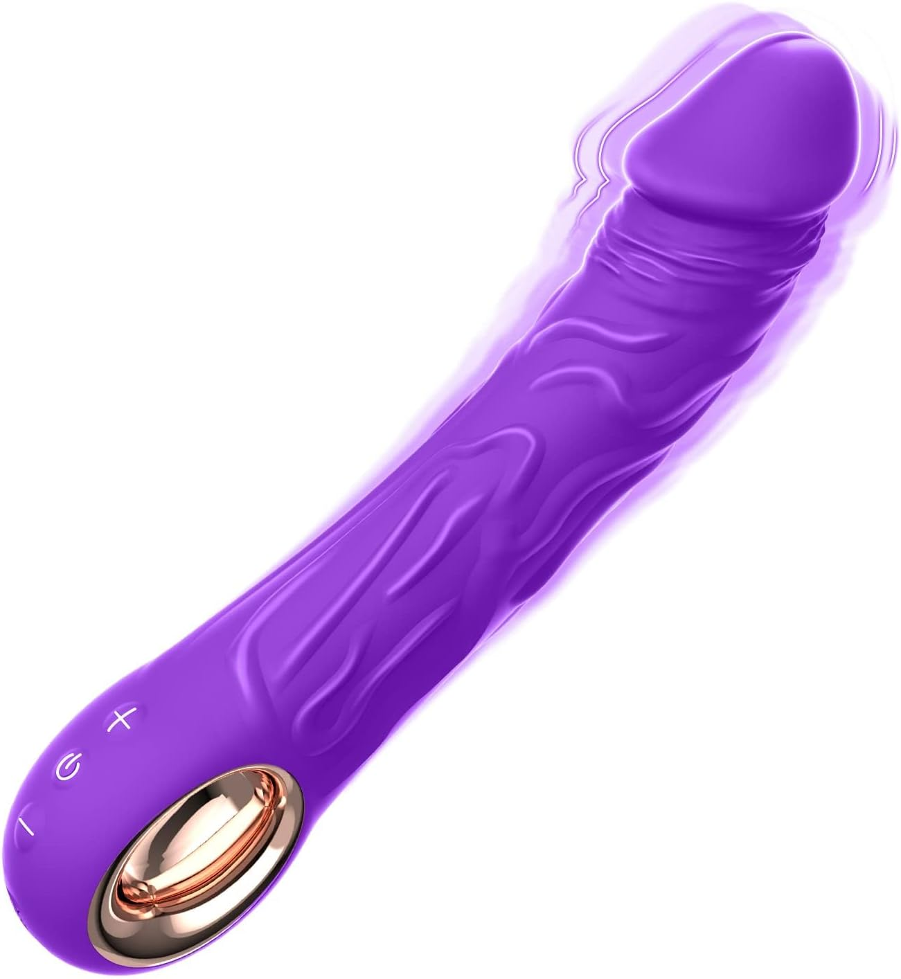 Women Sex Toys Dildo Vibrator, Sex Toys Clitoris G Spot Anal Stimulator with 10 Powerful Vibration Mode, Waterproof Powerful Vibrator for Couples (Purple) image number 4