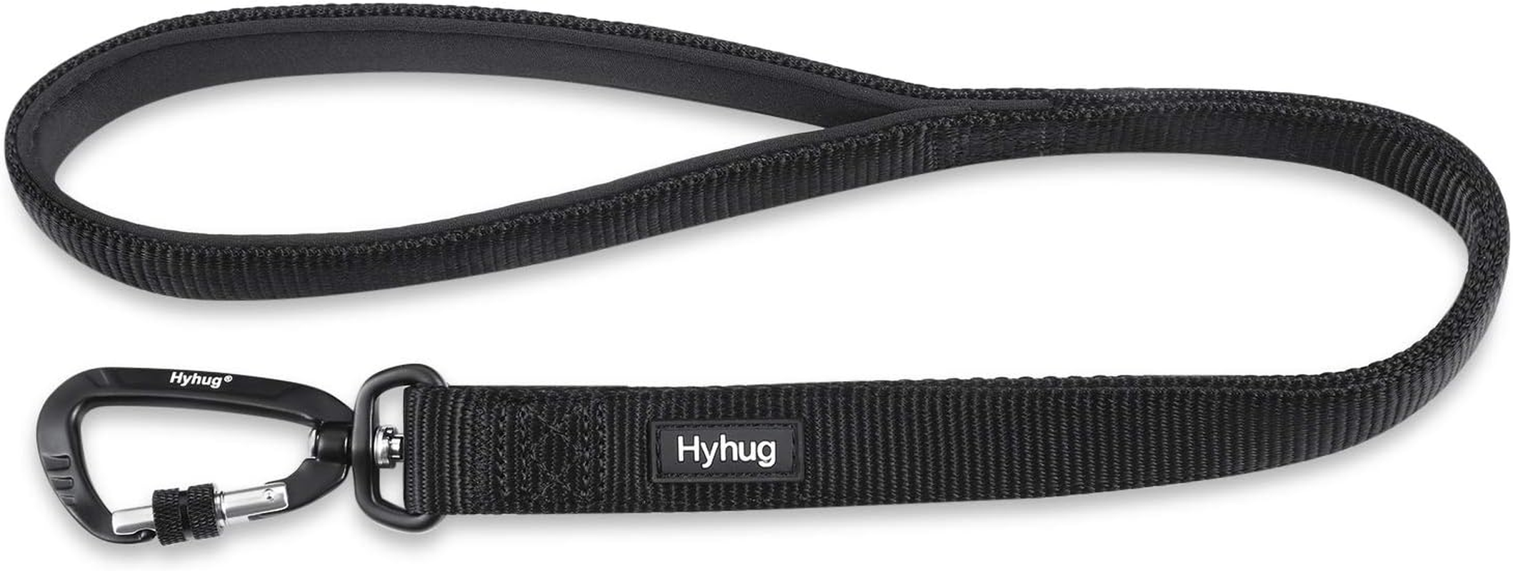 Hyhug Pets 24 Inches Heavy Duty Short Leash with Comfortable Handle and Lightweight Aviation Aluminium Clip Lead- for Large Medium Dogs Professional Training and Walking. (Dark Green)