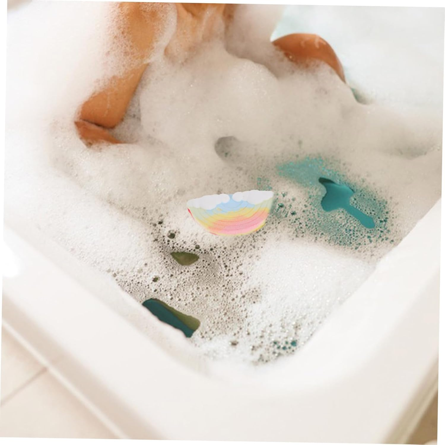 LALADEFIEE Unique Cloud Shape Bath Salt Bubbles Moisturizing Ball Essential Oil Bathing Bomb Relaxing image number 3