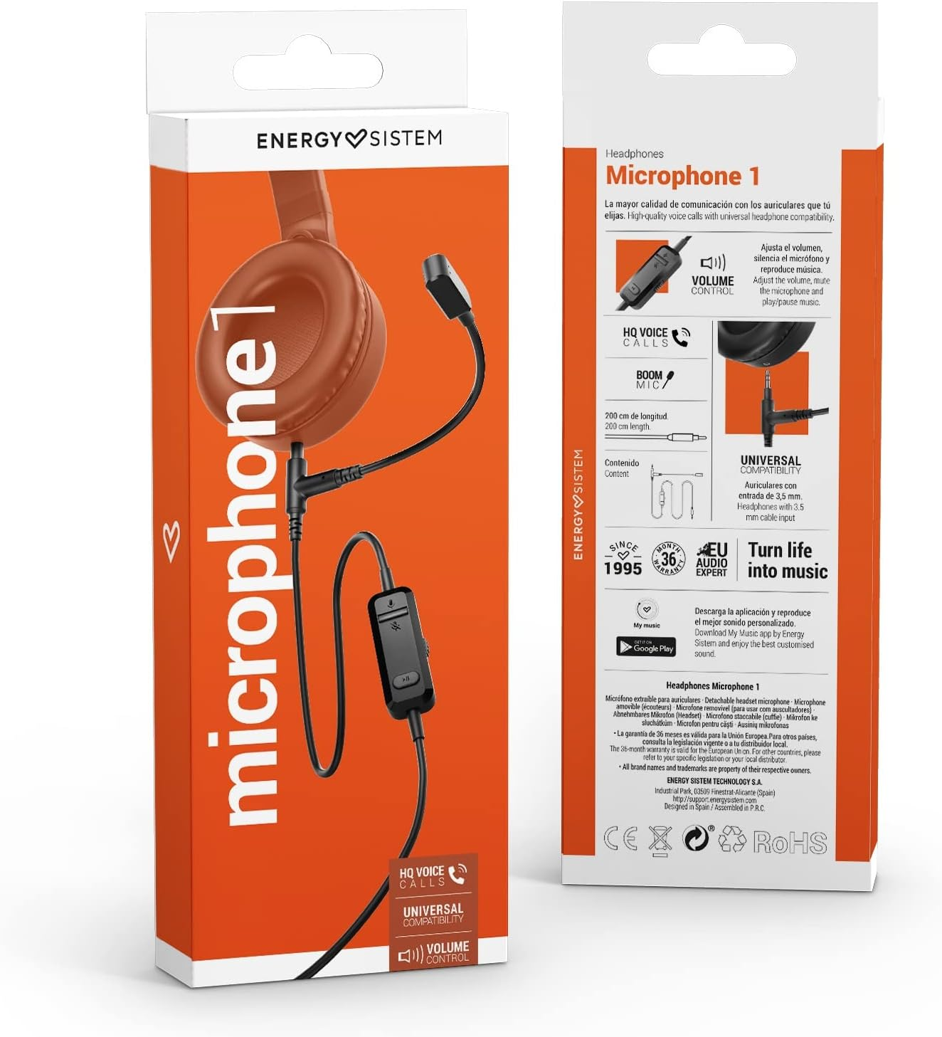 Energy System Headphones Microphone 1 image number 3