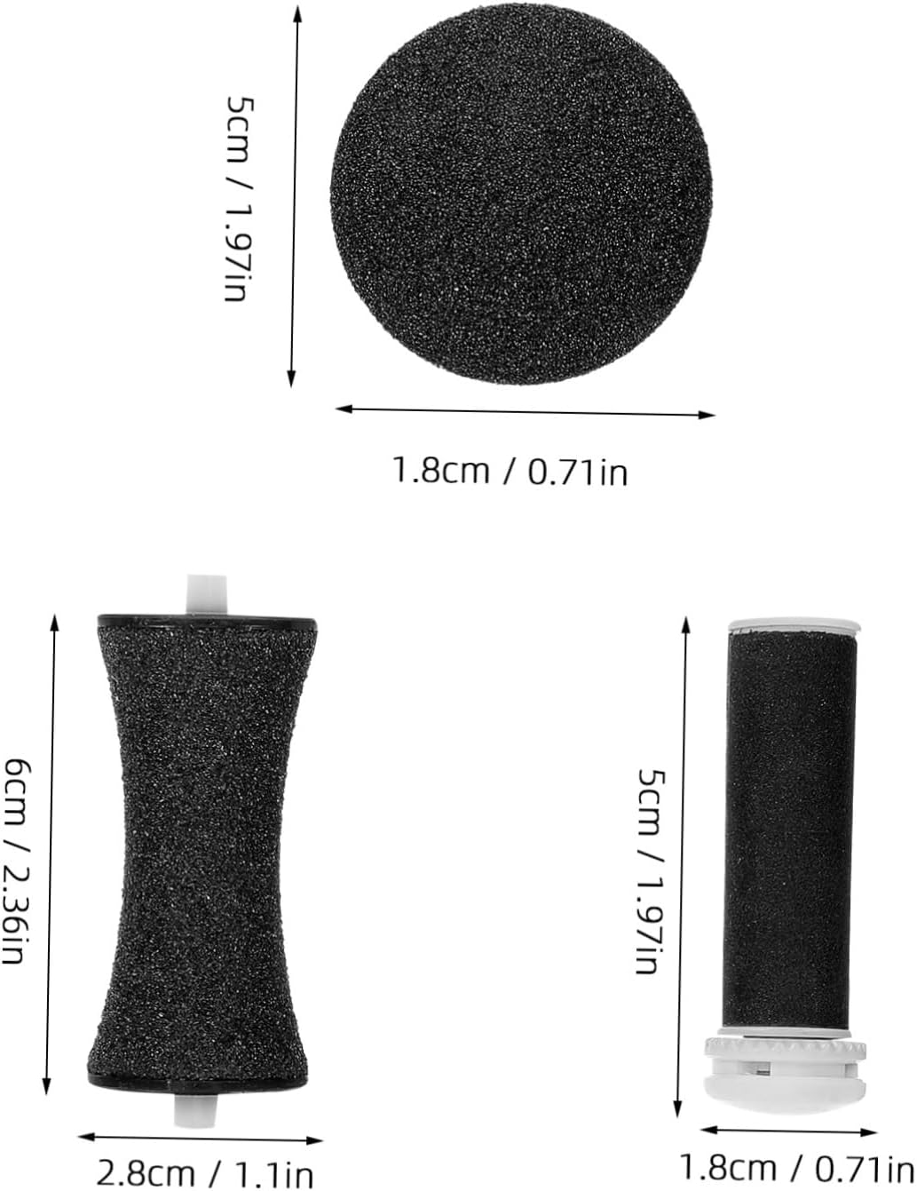 Ipetboom 4Pcs Foot File Roller Heads Replacement for Foot File Electric Pedicure Supplies image number 6