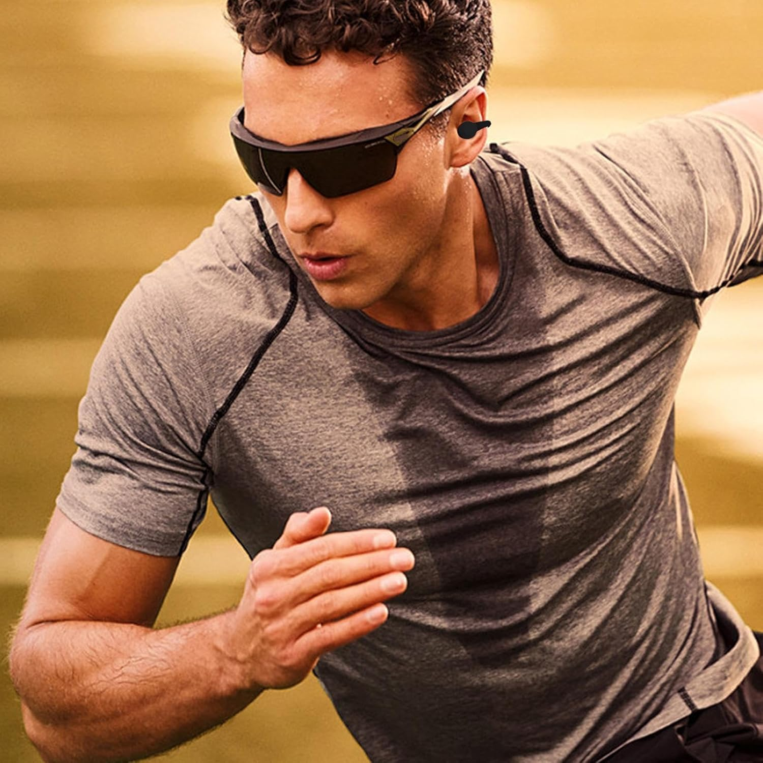 Wireless Ear Clip Headphones - Open Ear Wireless, Bone Conduction Gym Headphones, 5.3 Sports Headphones | 10 Hours Music Playtime, Wireless Sound for Smartphone, Laptop, Trucker, Outdoor Exercise image number 2