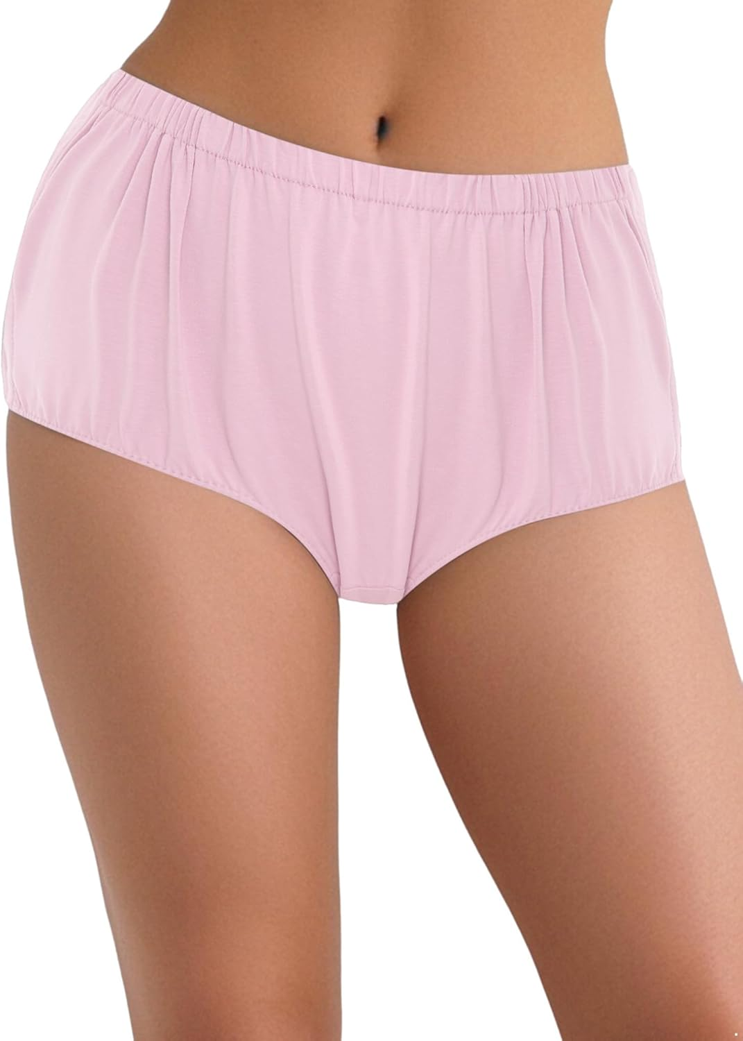 Yeahdor Uwomen Men Adult Unisex Elastic Waistband Underwear Reusable Incontinence Underpants Tear Away Shorts