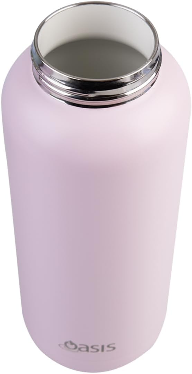 Oasis 1L Stainless Steel Ceramic "Moda" Triple Wall Ins. Drink Bottle Pink Lemonade 8868PLE image number 3
