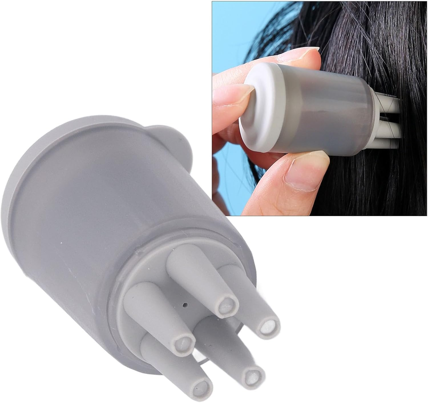 2Pcs Scalp Applicator Comb, 8Ml Portable Hair Oil Applicator Bottle Massage Scalp Liquid Brush, Hair Oiling Bottle Applicator Brus for Essential Oil Hair Care image number 4