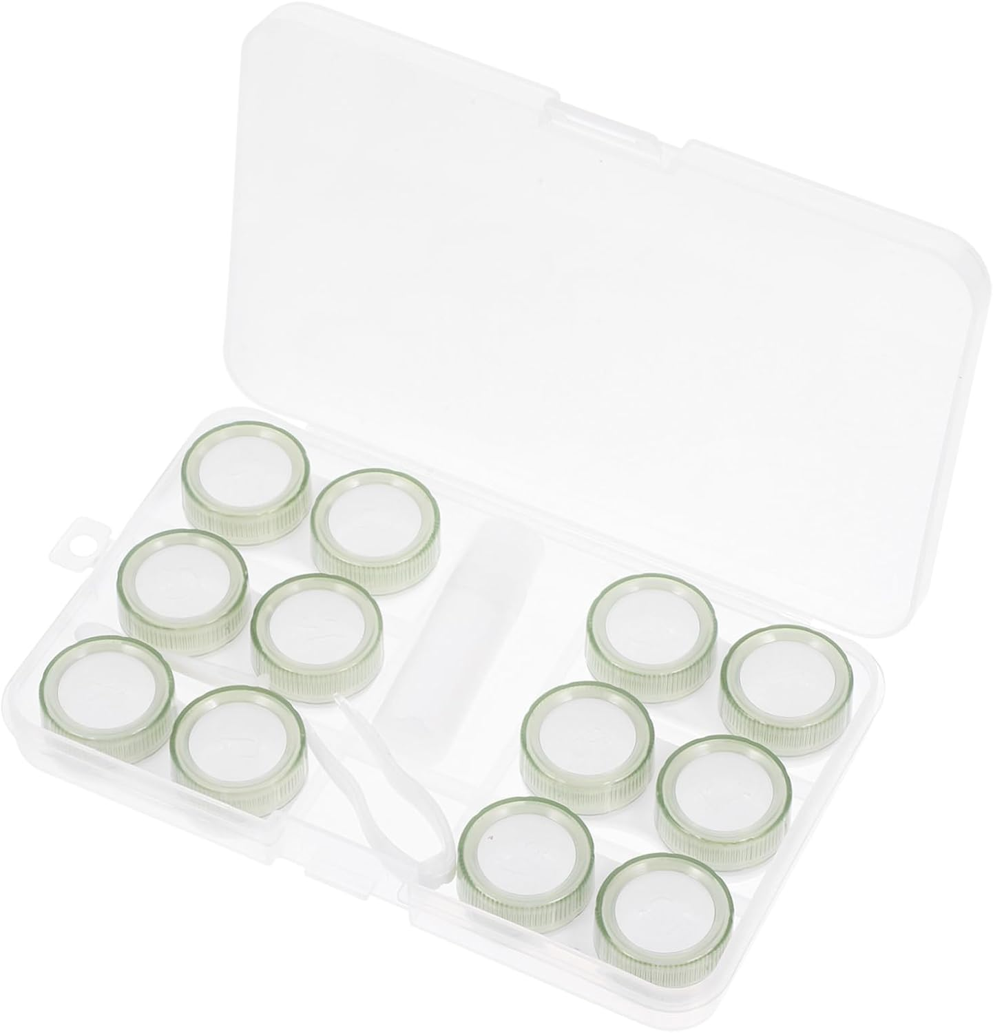 NULYLU Travel Holder Small Case for Lens Makeup Holder Practical Contact Organizer Packing Box image number 6