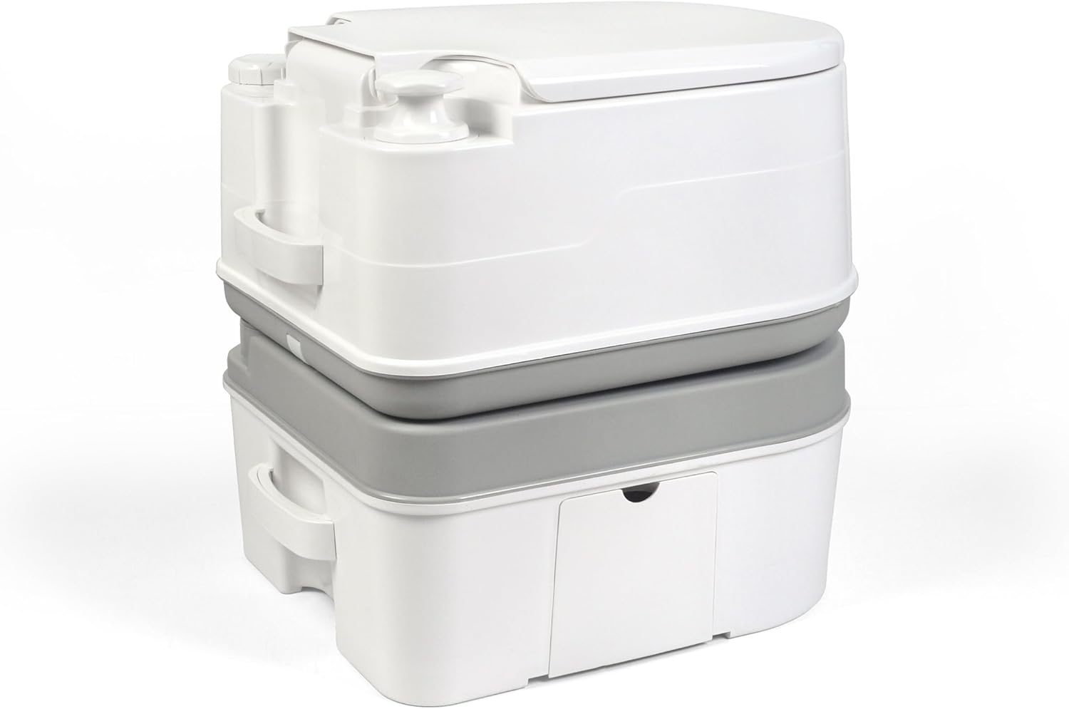 Hacienda Portable Camping Toilet with 24L Waste Tank, 20L Fresh Water Tank, Odour-Resistant Seal, Waste Level Indicator, Splash-Free Rotating Spout for Outdoor Use image number 1