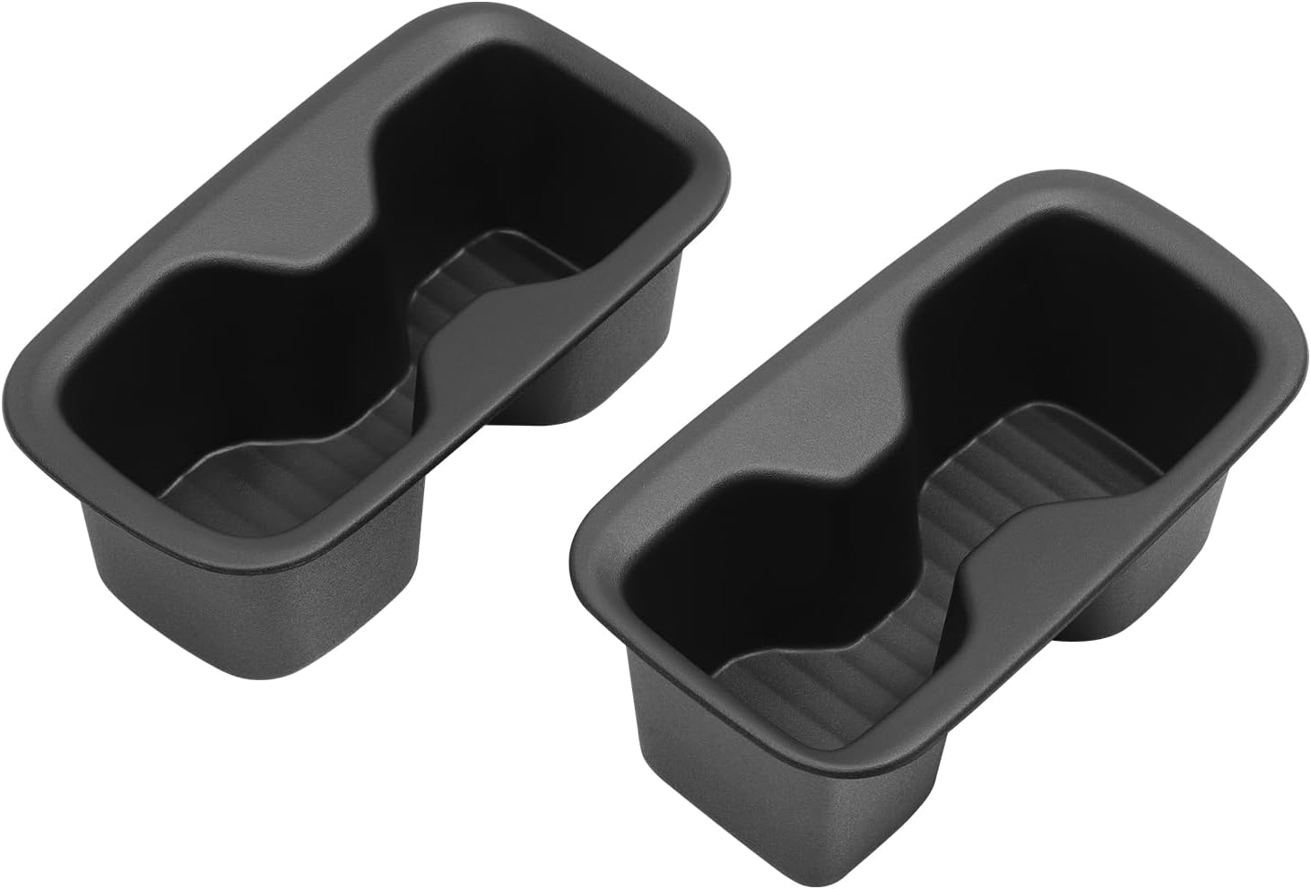 LUCKEASY 2PCS 3Rd Row Cup Holder Insert for Hyundai Santa Fe 6/7 Seat 2024 2025 Drink Limiter Interior Accessories TPE Black image number 5