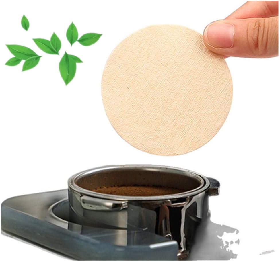 Unbleached Percolator Coffee Filters,Caasfooy 600 Pack of round Espresso Paper Filter, Universal Replacement, Natural Filter Paper for Espresso Makers and Coffee Machines image number 2