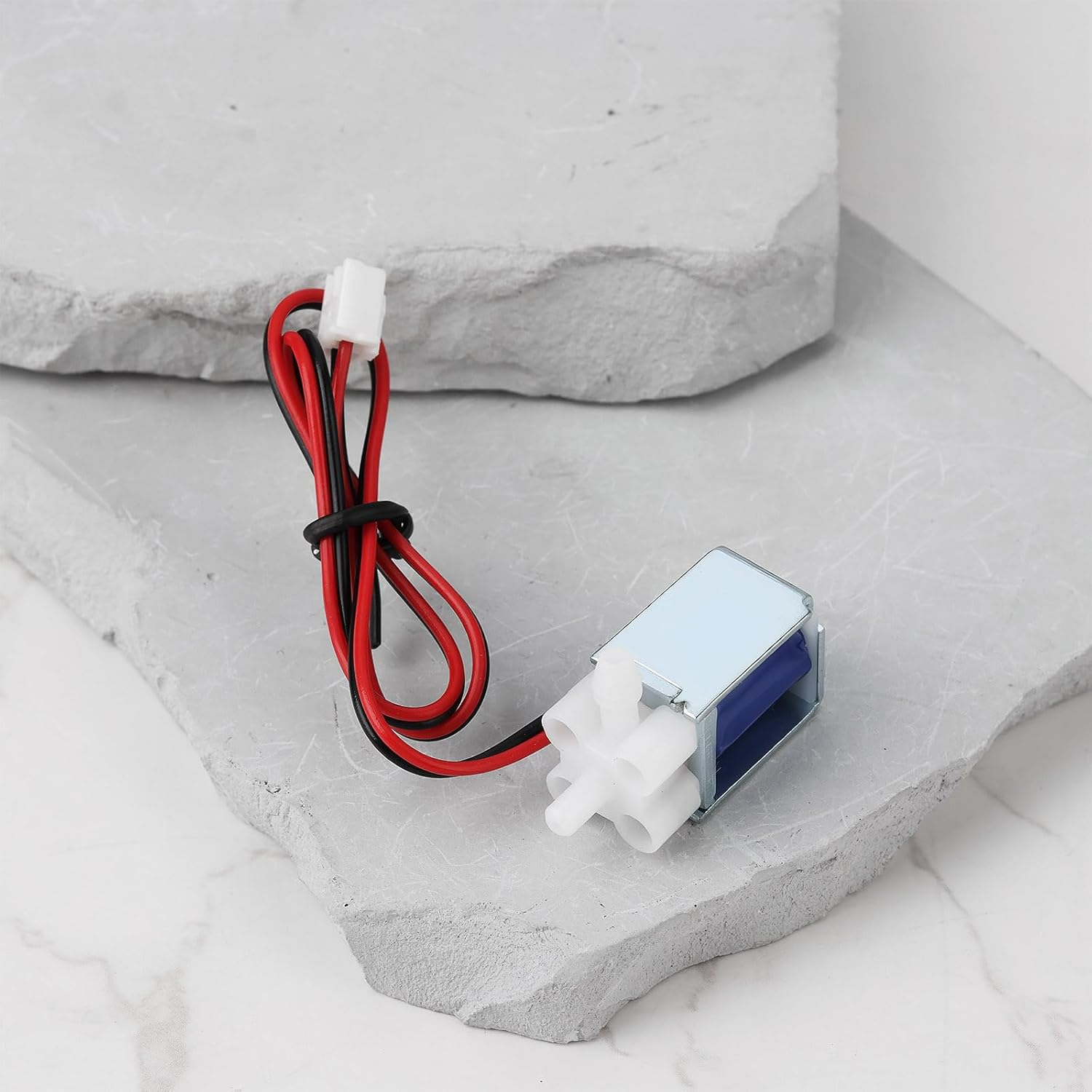 2X Micro Mini DC 5V-6V Electric Solenoid Valve Normally Closed 2-Way Air and Water Valve image number 1