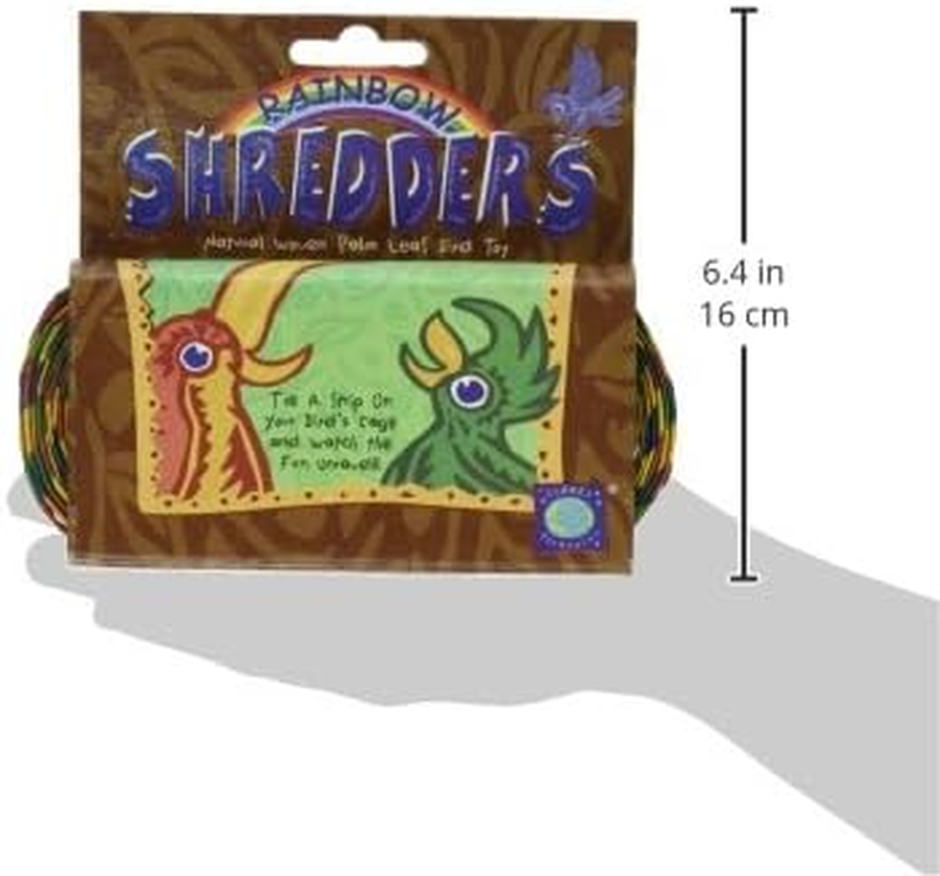 Planet Pleasures Rainbow Shredders Straight Ribbon Bird Toy, 30' L by 1" W image number 4