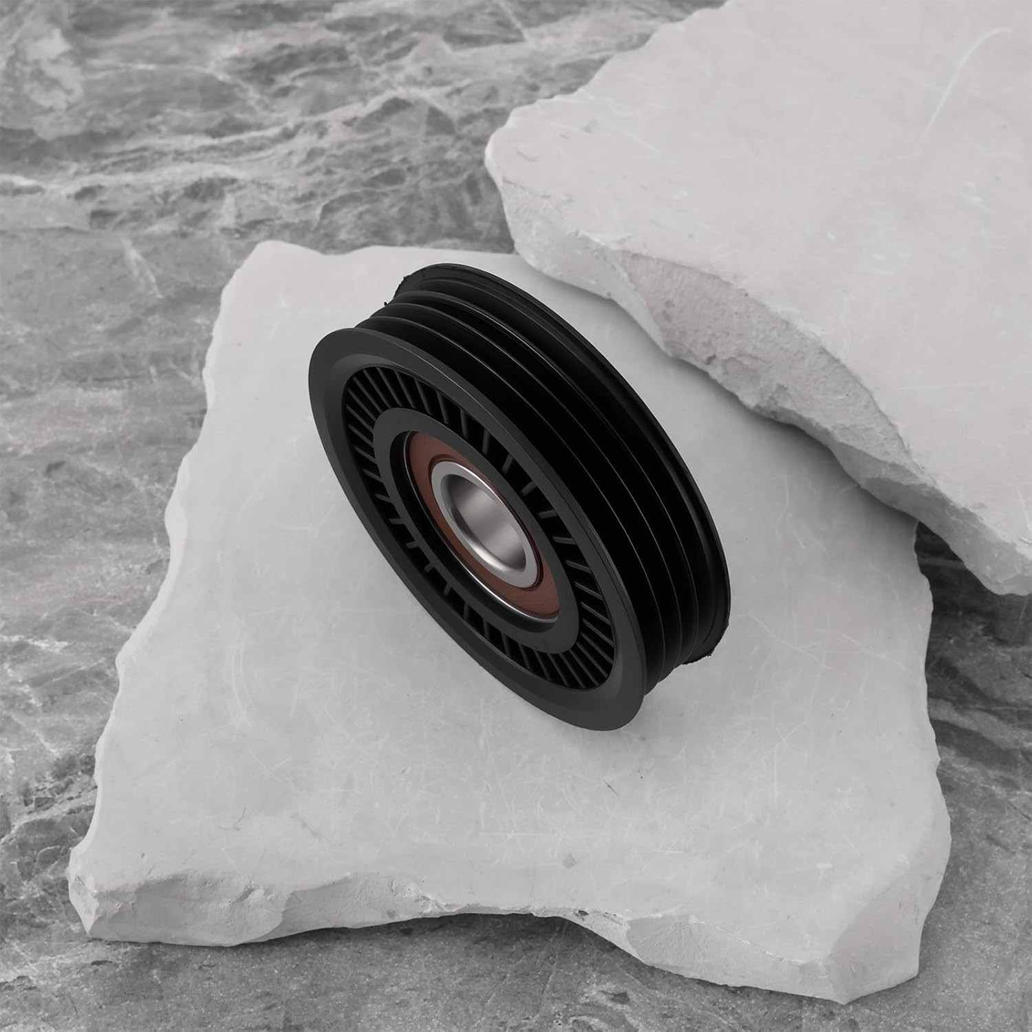 1Pc Air Conditioner Belt Tensioner Pulley with Adjuster 73134AC001 73131FC000 Compatible with Subaru Impreza 1996-2007 image number 1