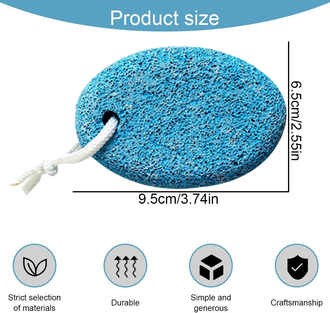 Pumice Stone Foot Care Pack of 4, Pumice Stone Callus Remover for Feet and Hands, Foot Scrub for Perfect Callus and Skin Hardening Removal, Natural Foot Scrub for Dead image number 4