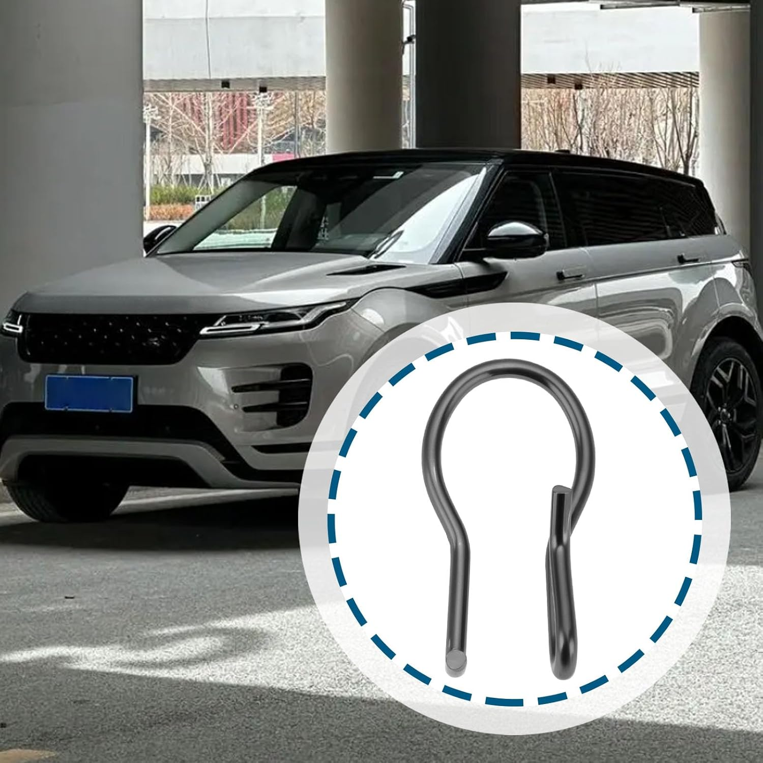 Ecsing 2Pcs Electronic Exhaust Flap Control Valve Actuator Clip Spring Fixed Bow Clamp 18307620323 Compatible with BMW 2/3 Series X5 X6 I8 image number 2