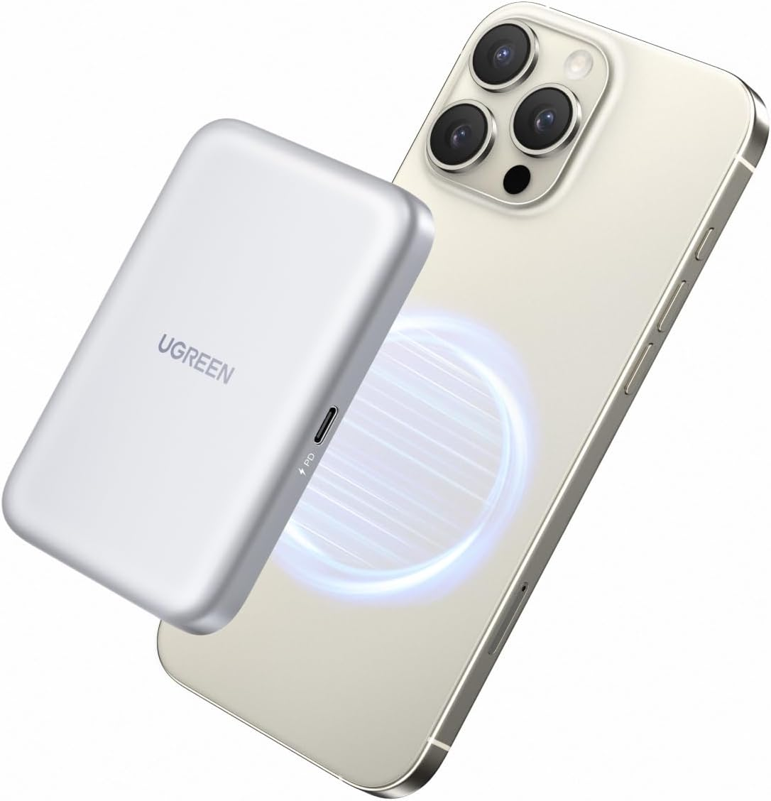 UGREEN Magnetic M.2 Nvme SSD Enclosure with Magsafe for Iphone 16 15 Pro Max, External SSD Case with PD100W 10Gbps USB C to NVME Adapter, Supports M and B&M Keys and Size 2230/2242 /2260/2280 Ssds image number 5