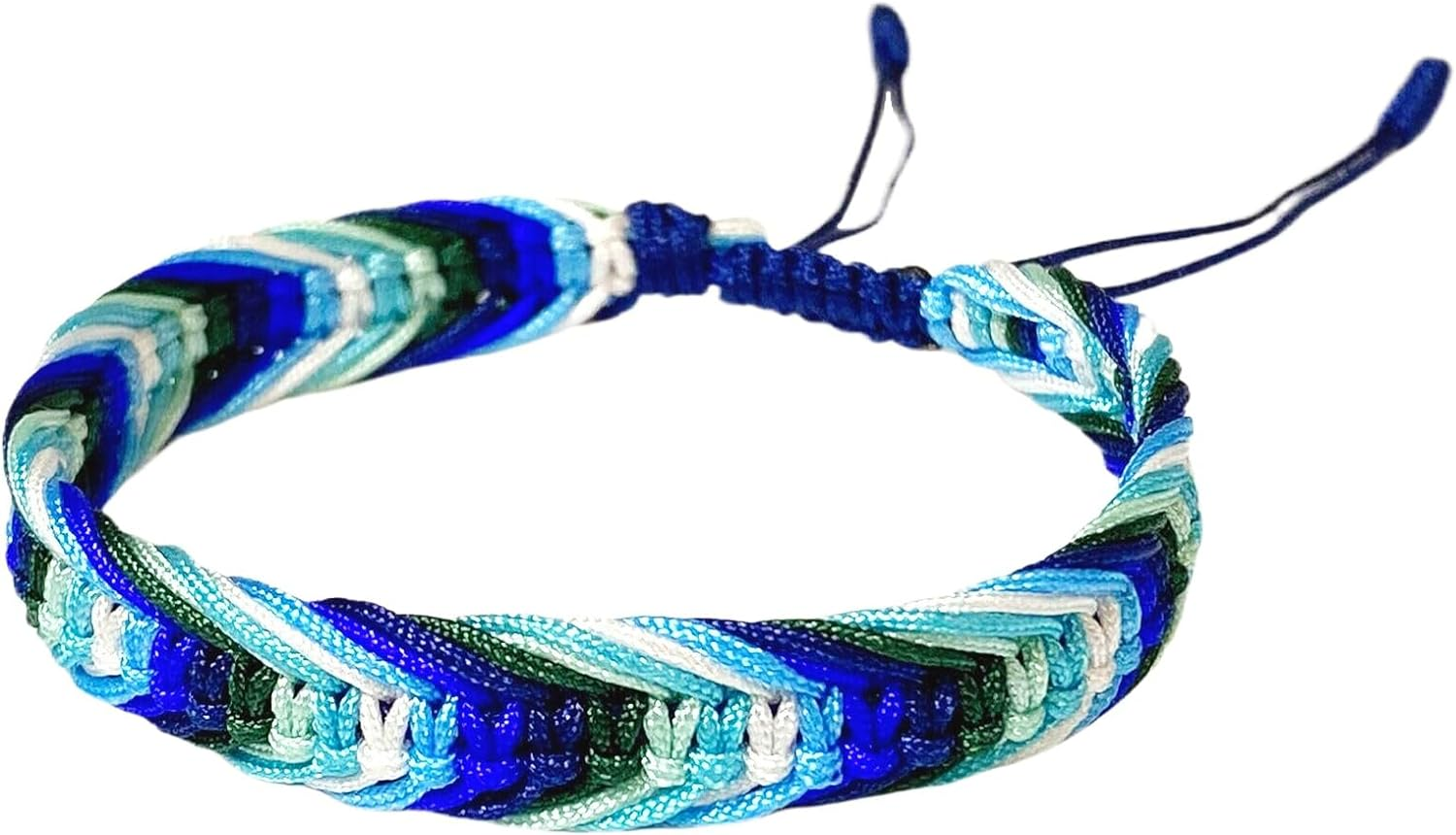 Zigvert Handmade LGBT Abrosexual Transgender Progress MLM Colors Lesbian Pride Bracelet image number 2