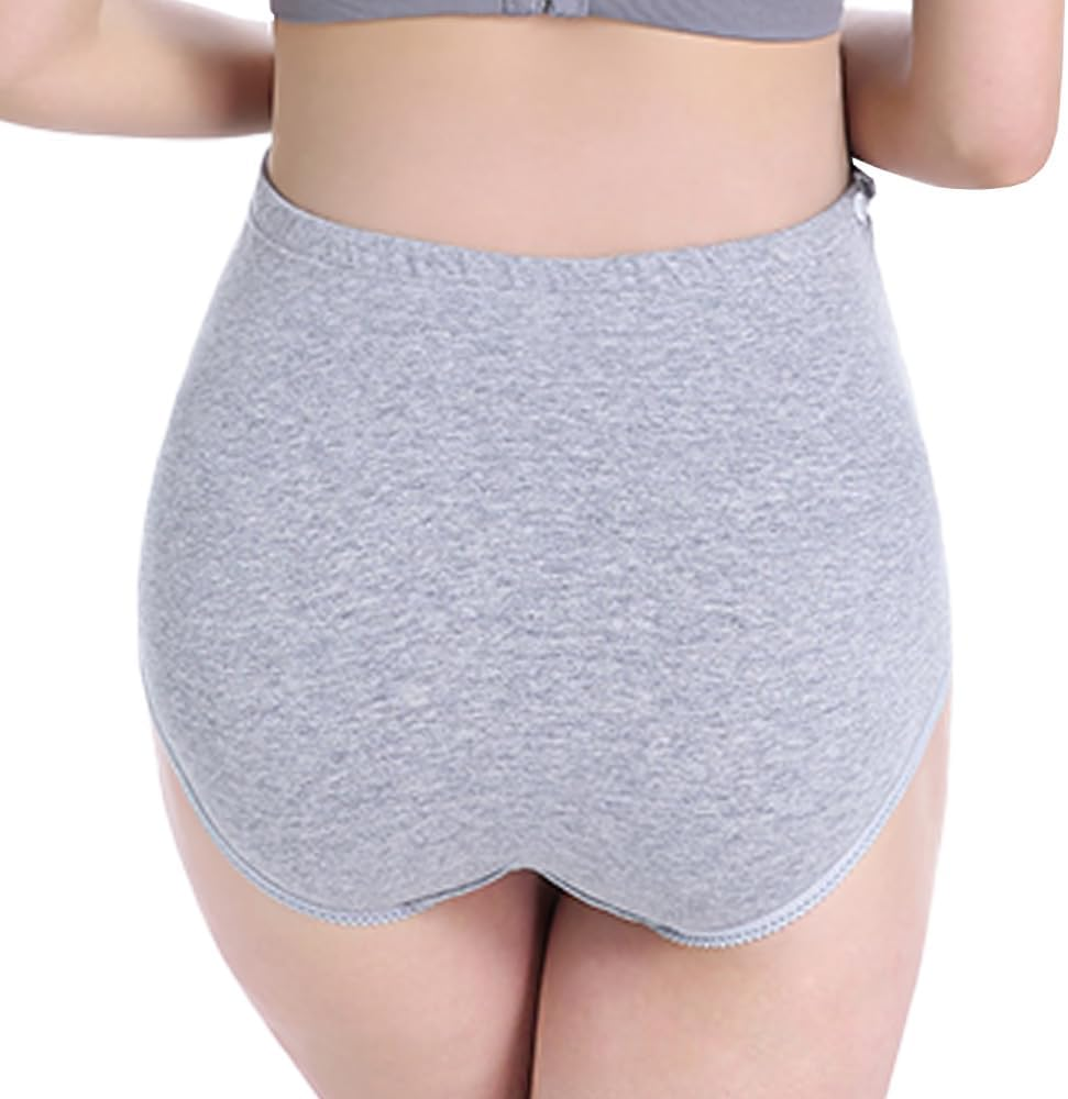 Dress Cici Maternity Underwear High Waist Cotton Briefs for Pregnant Women, 3 Pack image number 7