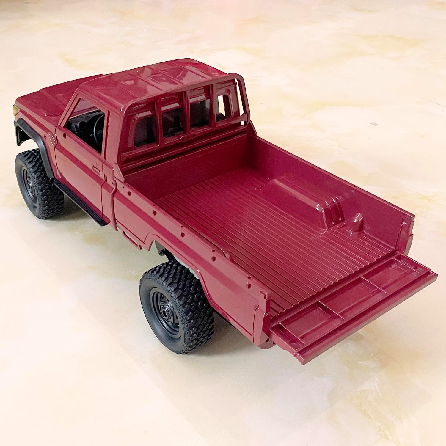 HLSFWDRIVE RC Rock Crawler RC Truck 4X4 Toyota LC79 RC Crawler 1/12 off Road Pickup Remote Control 2.4Ghz All Terrain 280 Brushed Motor Proportional Throttle Steering RTR Hobby Toy Adult MN-82 image number 1