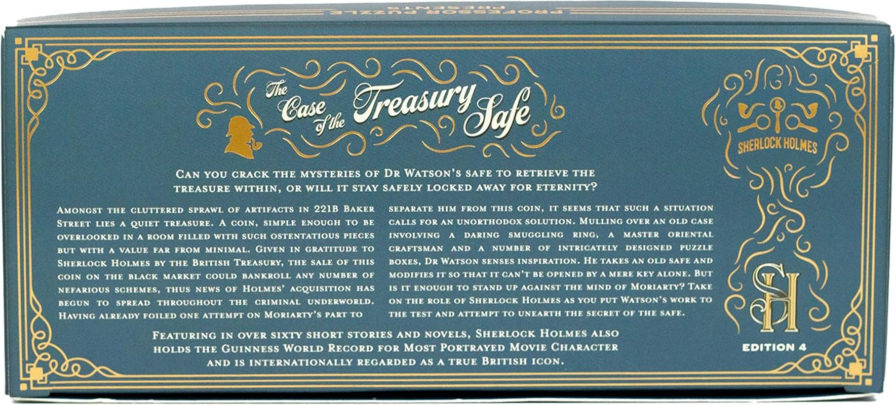 Professor Puzzle Sherlock Holmes the Case of the Treasury Safe Wooden Puzzle Box image number 2
