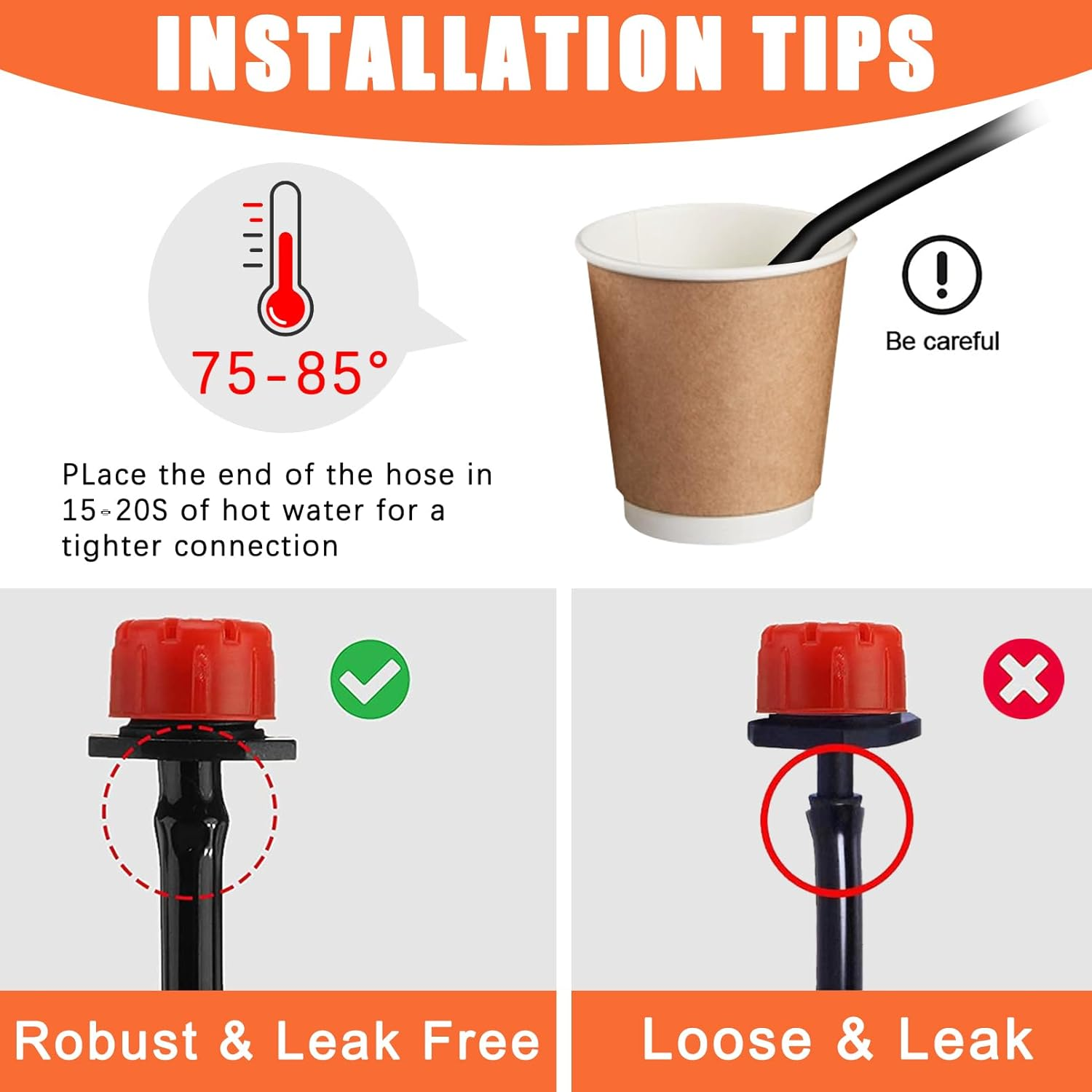 Garden Irrigation System, 164FT/50M Drip Irrigation Kit, DIY Saving Water Automatic Irrigation Equipment Set for Garden, Greenhouse, Lawn, Patio (200PCS + 50M Hose) image number 1