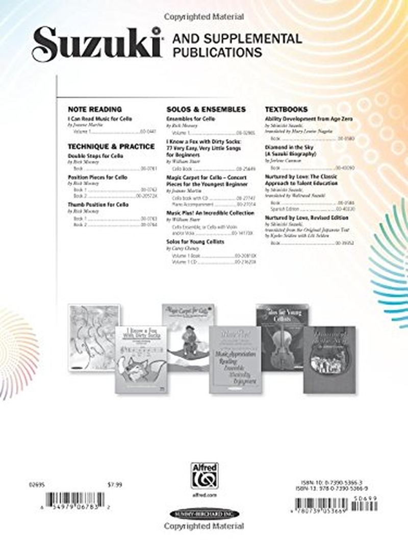 Suzuki Cello School 4 ( Piano Accompaniment ): Revised