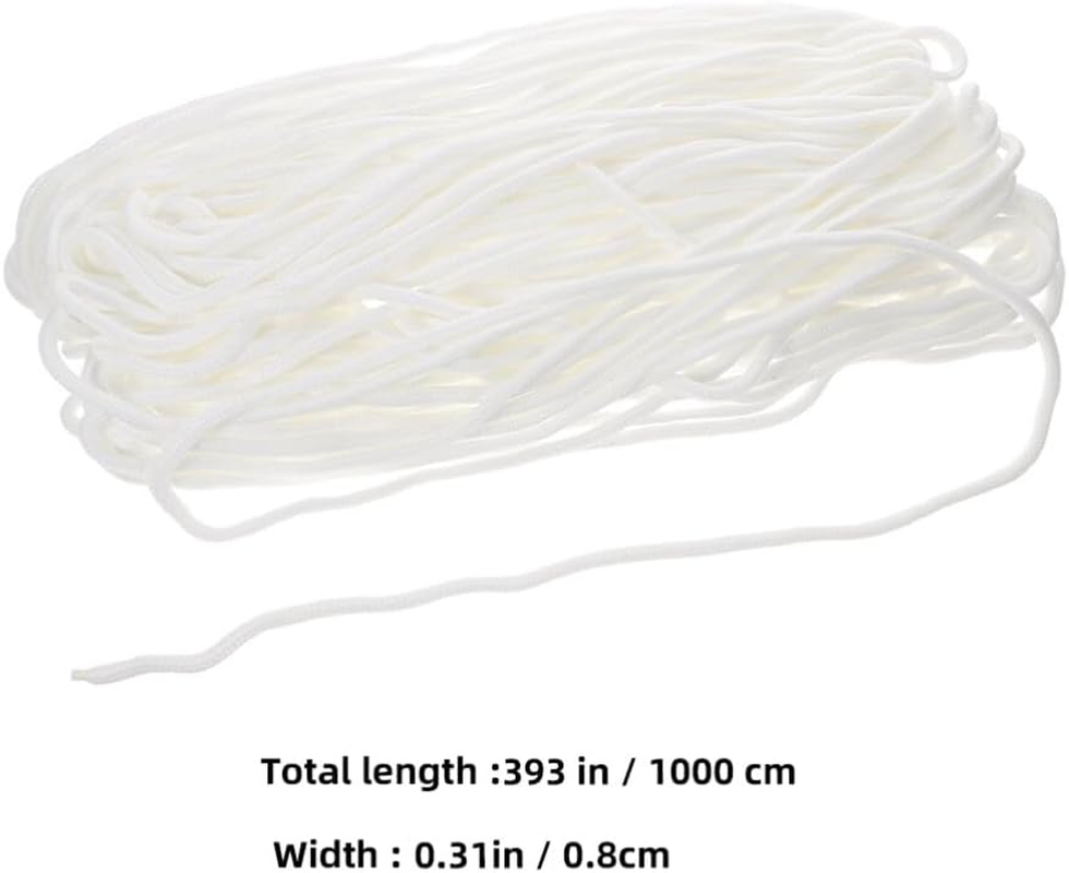 SUPVOX 1 Gardening Self-Absorbing Flower Pots Houseplants Perlite for Plants Hydroponics Supplies Cotton Water Absorption Thread Cotton Hydroponic Rope Garden Supply White Cotton Rope image number 5