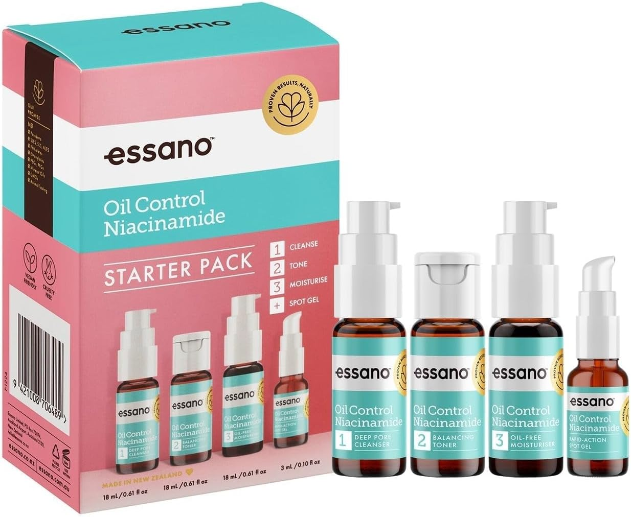 Essano Oil Control Niacinamide Starter Pack (Pack of 4) image number 2