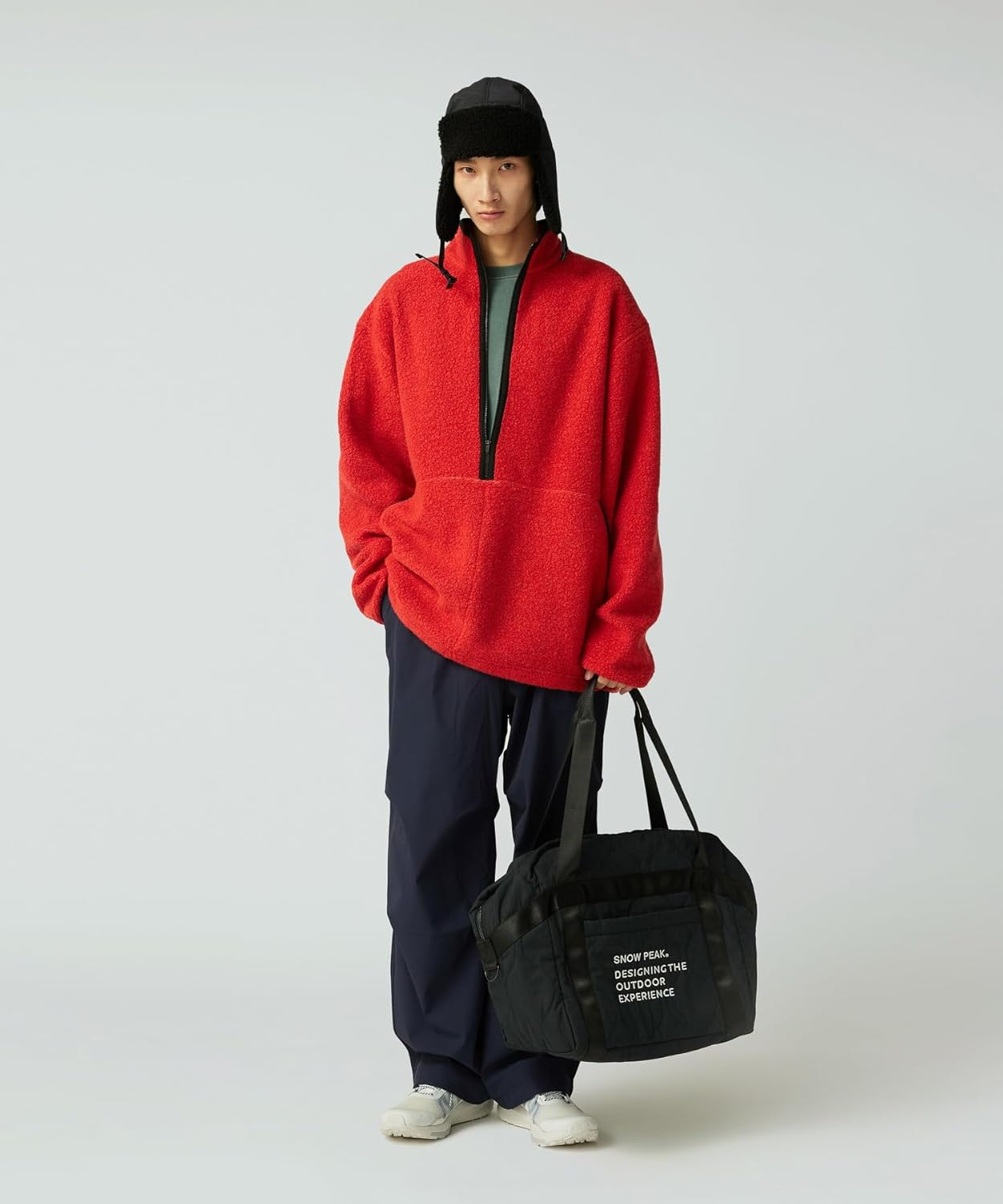 Snow Peak AC-25AU012 Quilted Ripstop Duffle Tote Bag, Handbag, Men'S, Women'S image number 1