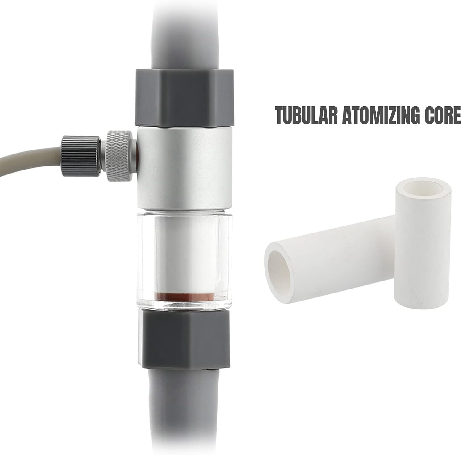 Terizger CO2 Diffuser,Carbon Dioxide Atomiser Bubble Counter Aquarium Inline CO2 Atomizer for Planted Aquarium,Aquarium Diffuser(16/22 Mm) image number 5