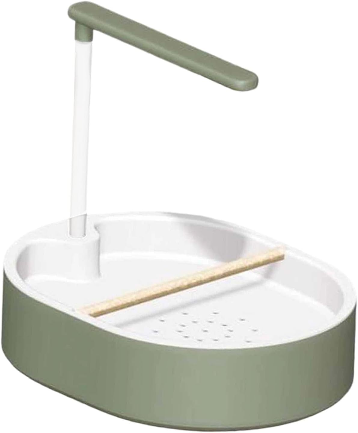 Generic Parrot Shower Automatic Bird Bathtub Indoor USB Cage Accessories Compact with Parrot Perch Bathing for Parakeet Medium Birds image number 3